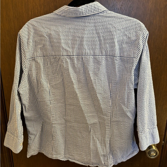 LL Bean striped button down - Picture 8 of 8
